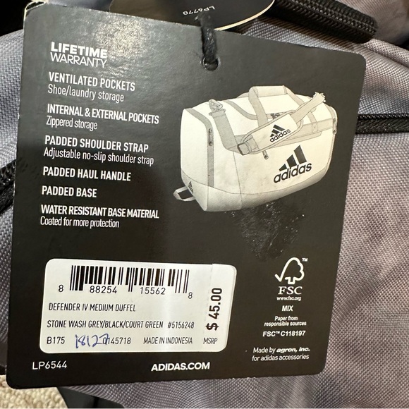 Adidas Duffle Bag - Picture 10 of 10